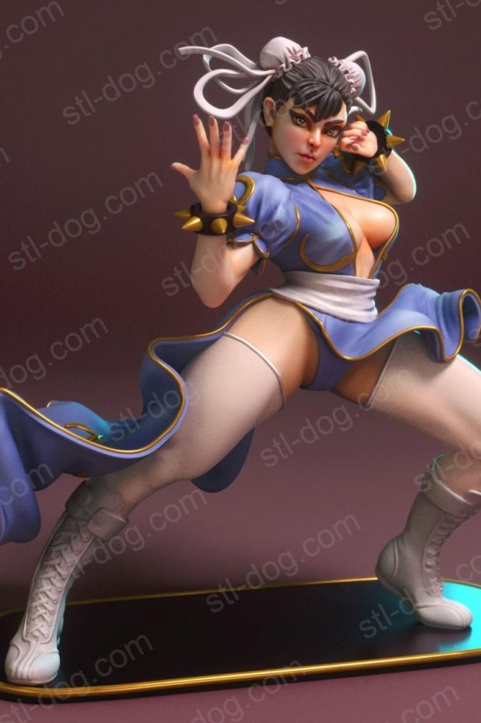 街头霸王 春丽(Chun Li) 3D打印图纸